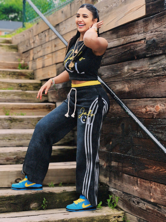 Black Tracksuit Set