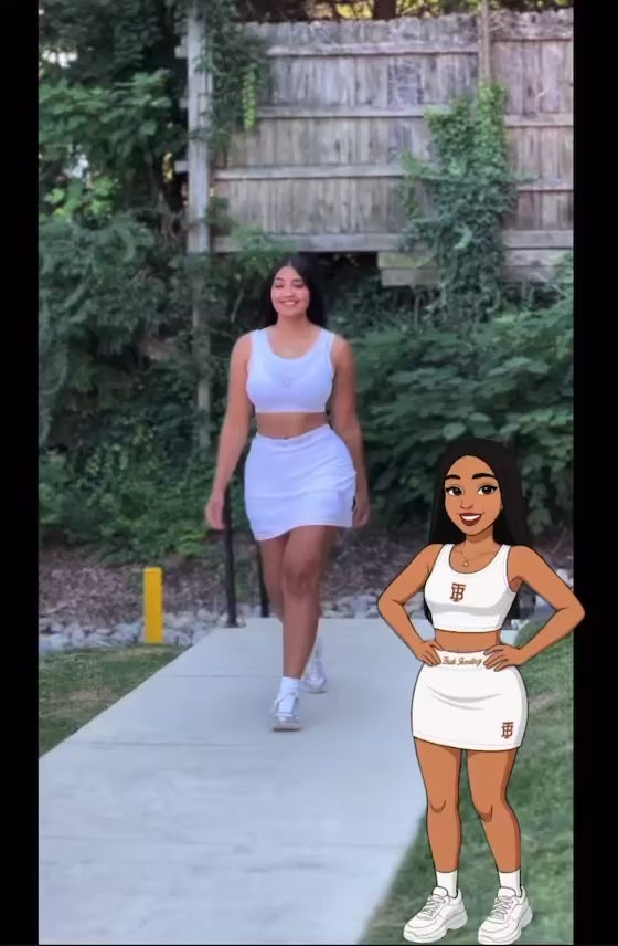 Skirt Set White
